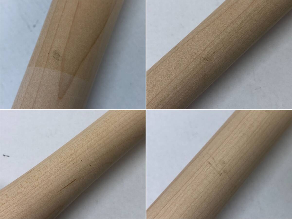 【0641】Mizuno ミズノ 硬式 木製バット プロフェッショナル 83cm コーヒーブラウン × ナチュラル KK 27 日本製 中古品の画像8