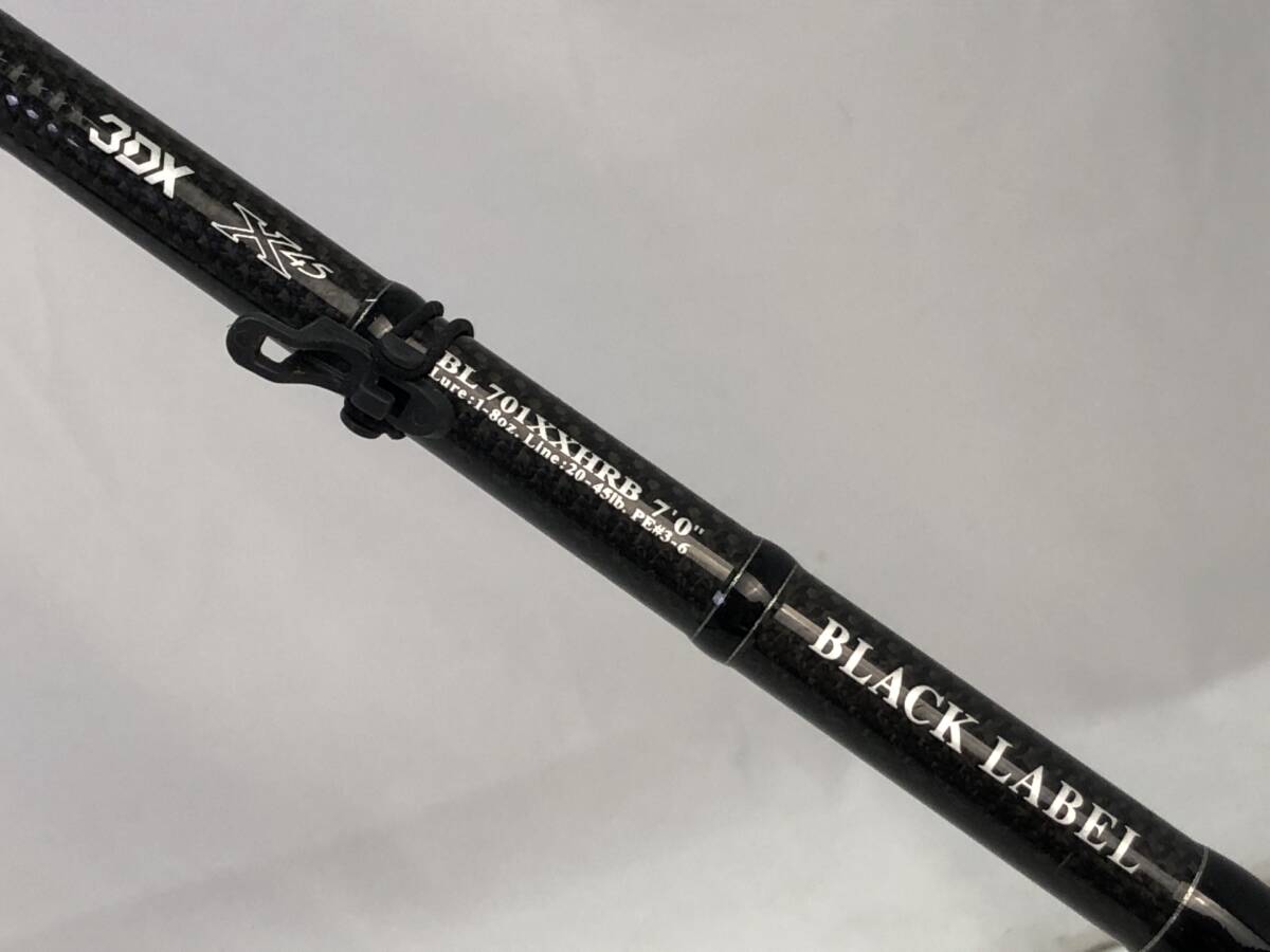 【0872】DAIWA ダイワ ブラックレーベル 701XXHRB BLACK LABEL 01403957 1ピース ベイトキャスティング バスロッド フィッシング 中古品の画像1