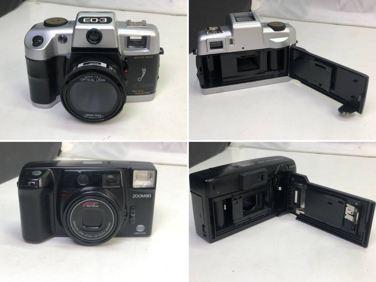 [0899][1 jpy ~] film camera digital camera summarize MINOLTA SONY canon IXY 420F DSC-W550 MAC-ZOOM90 FUJICA Single-8 operation not yet verification Junk 