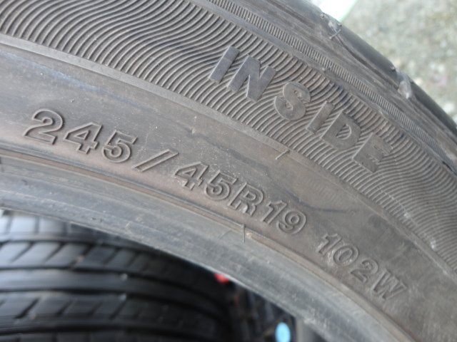 ★3493 美品9分山 GOODYEAR EAGLE LS EXE 245/45R19 2本 2018年製_画像6