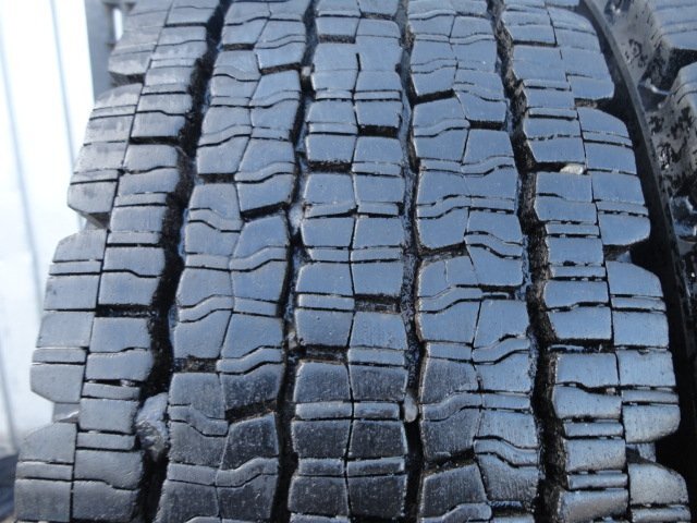 ●6353 冬 美品8分山 DUNLOP SP002 225/90R17.5 123/122L 2本 2019年製_画像2