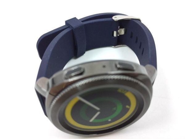 スポーツバンド 交換 腕時計ベルト ストラップ シリコン ラバー ネイビー 20mm_画像2