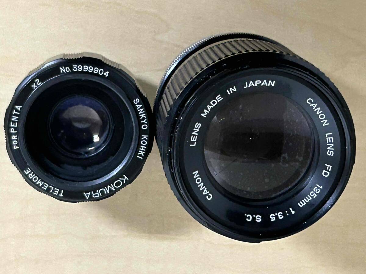 フィルムカメラ 12個レンズ2個 まとめ売り ジャンク Canon OLYMPUS FUJI KOMURAなどの画像8