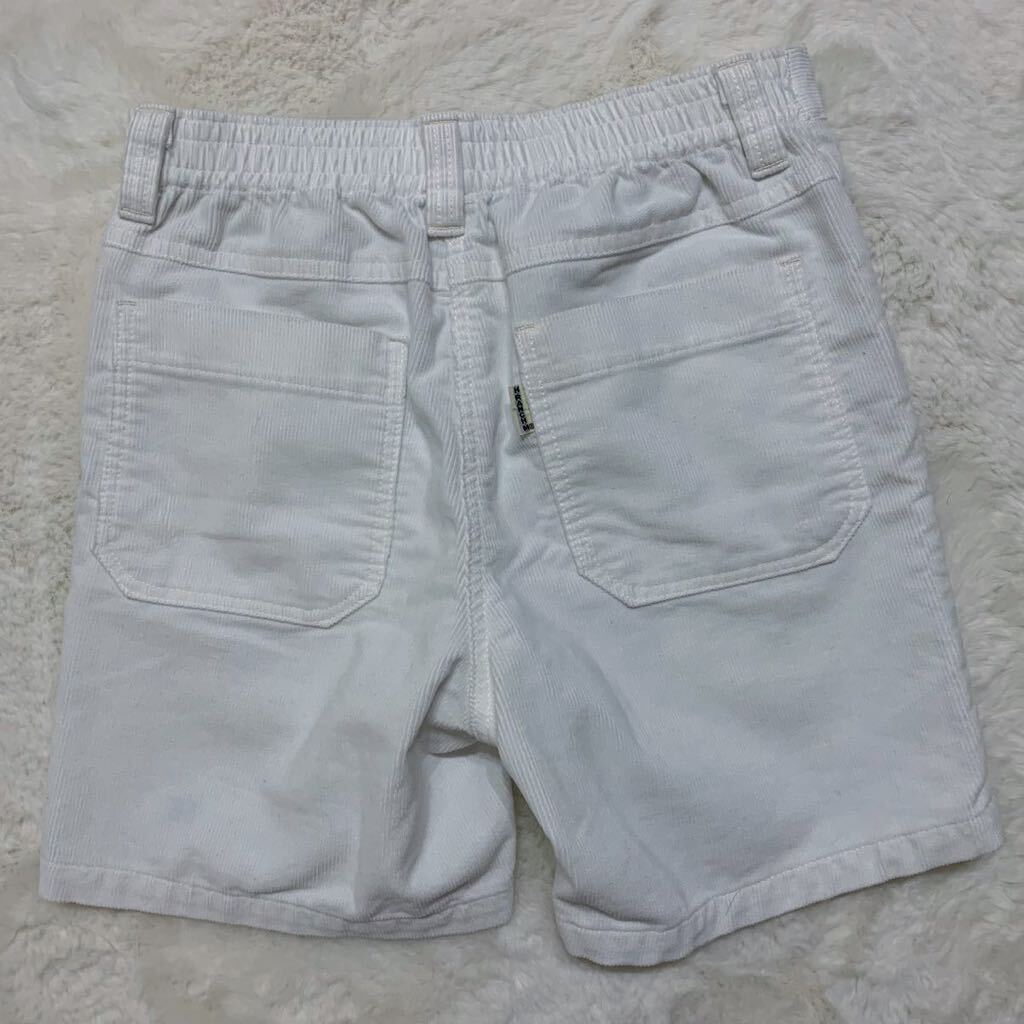  Hollywood Ranch Market summer call corduroy short pants S size white 