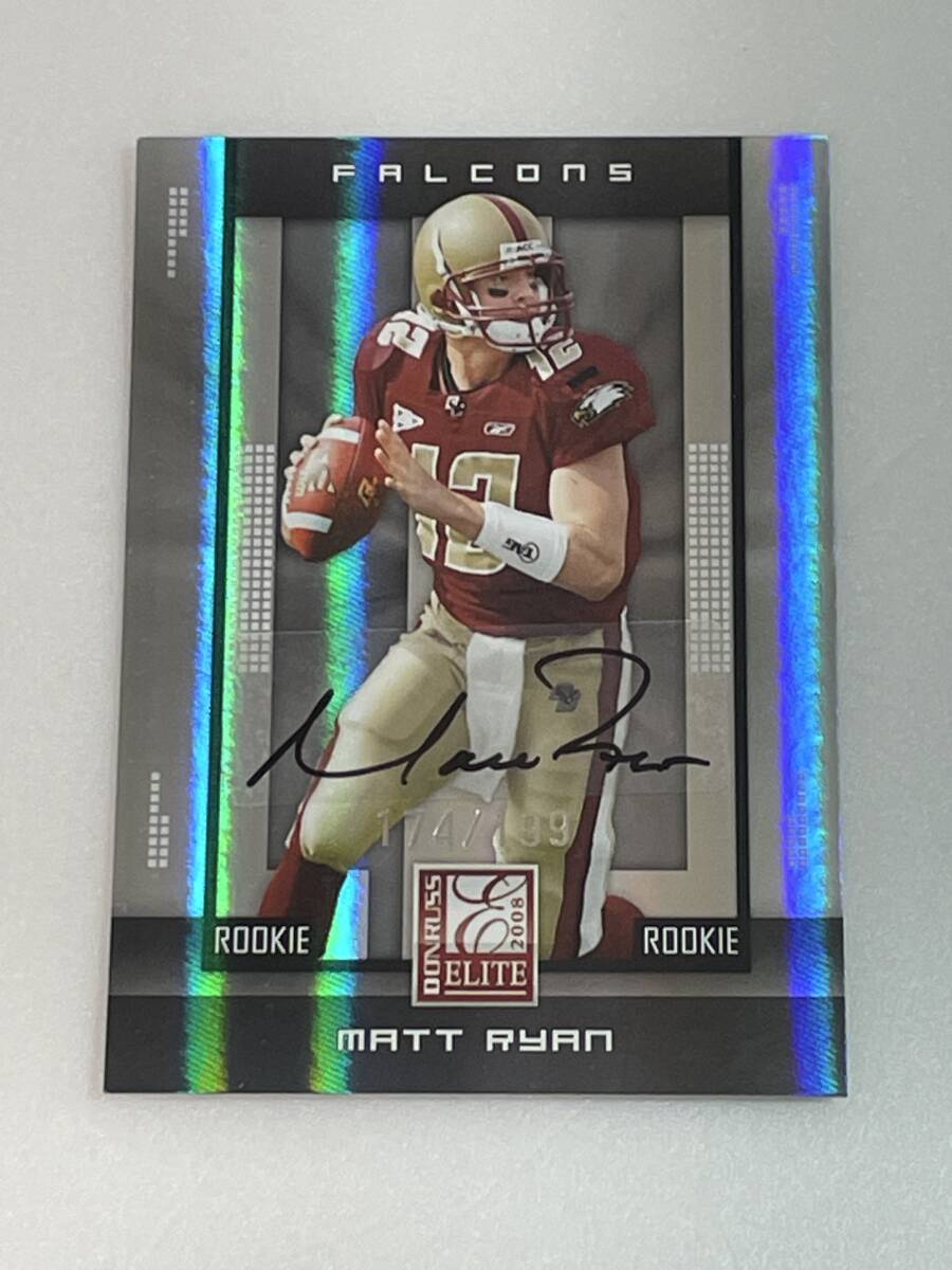 【MATT RYAN】2008 DONRUSS ELITE AUTO RC 174/199 の画像1