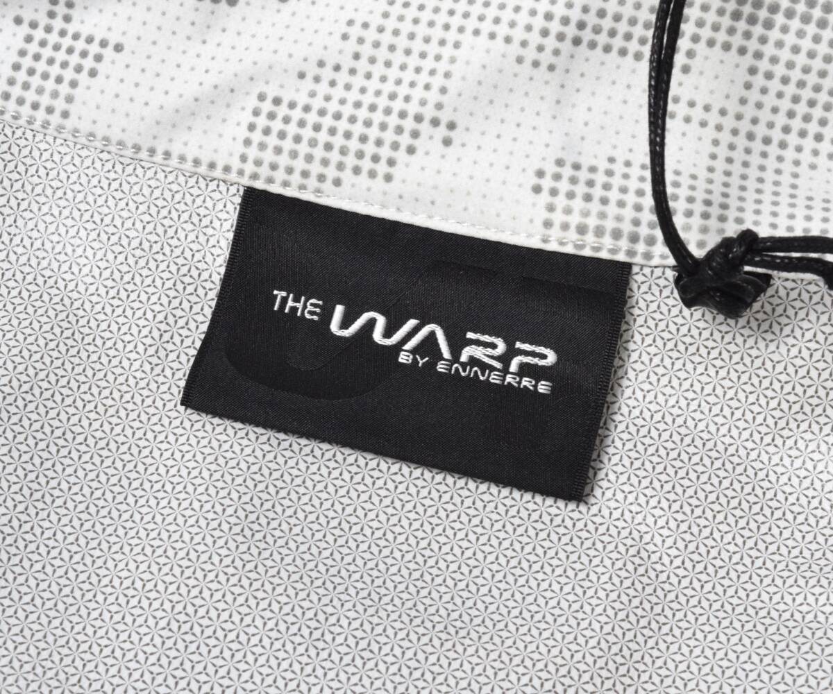 未使用 The Warp By Ennerre ワープ バイ エネーレ ドット迷彩 撥水 防風 ウインドジャケット L ホワイト フード取外し可能の画像10