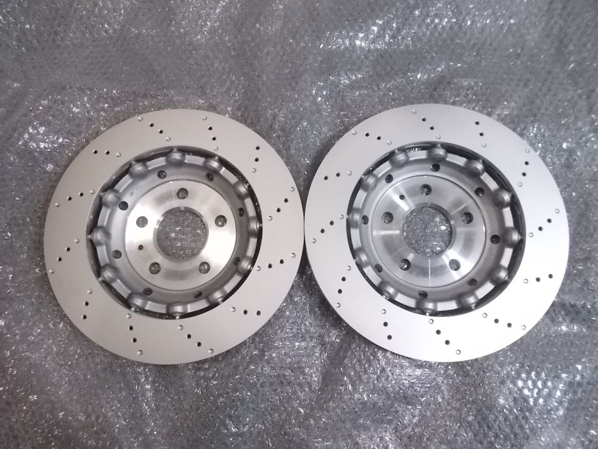 * не использовался!* Audi 8T RS5 оригинальный обычный задний задний тормозной диск просверленный ротор 330mm 5 дыра PCD112 левый правый 8T0615601 / R4-593