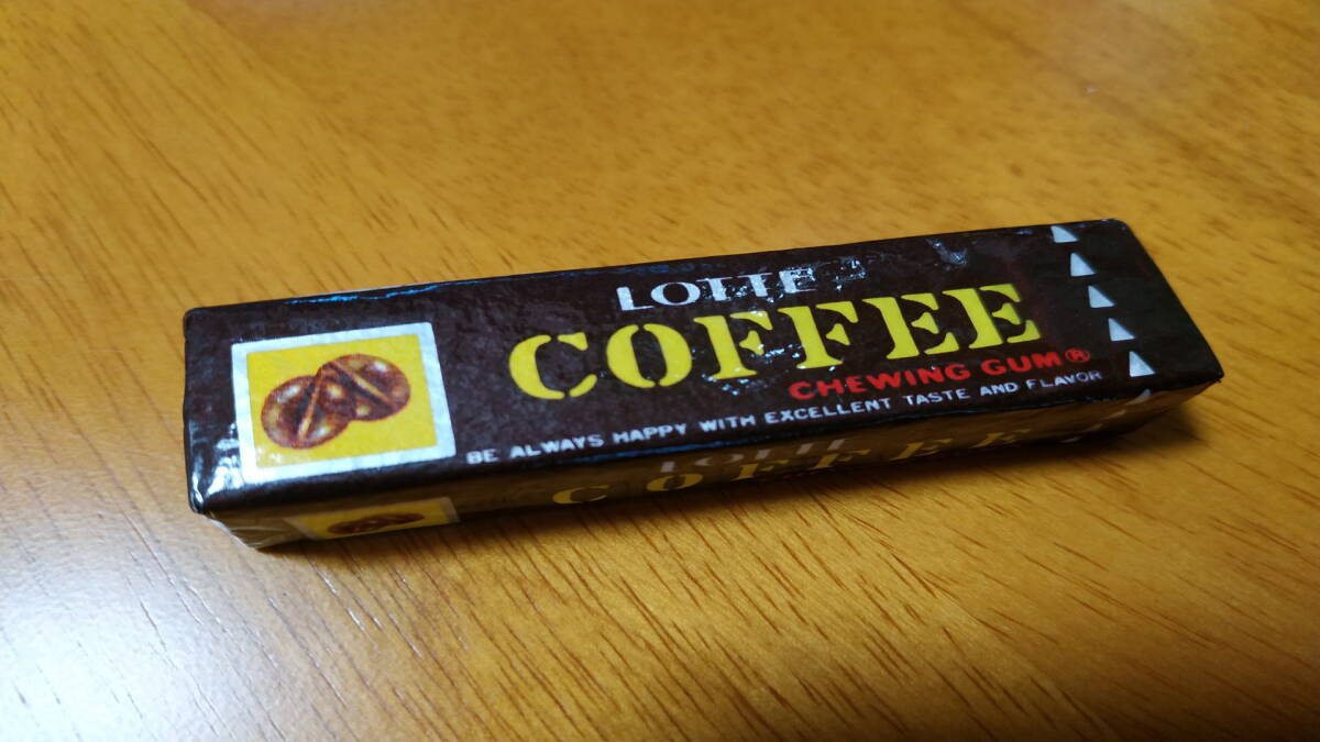  Lotte coffee chewing gum LOTTE COFFEE CHEWING GUM that time thing unopened 