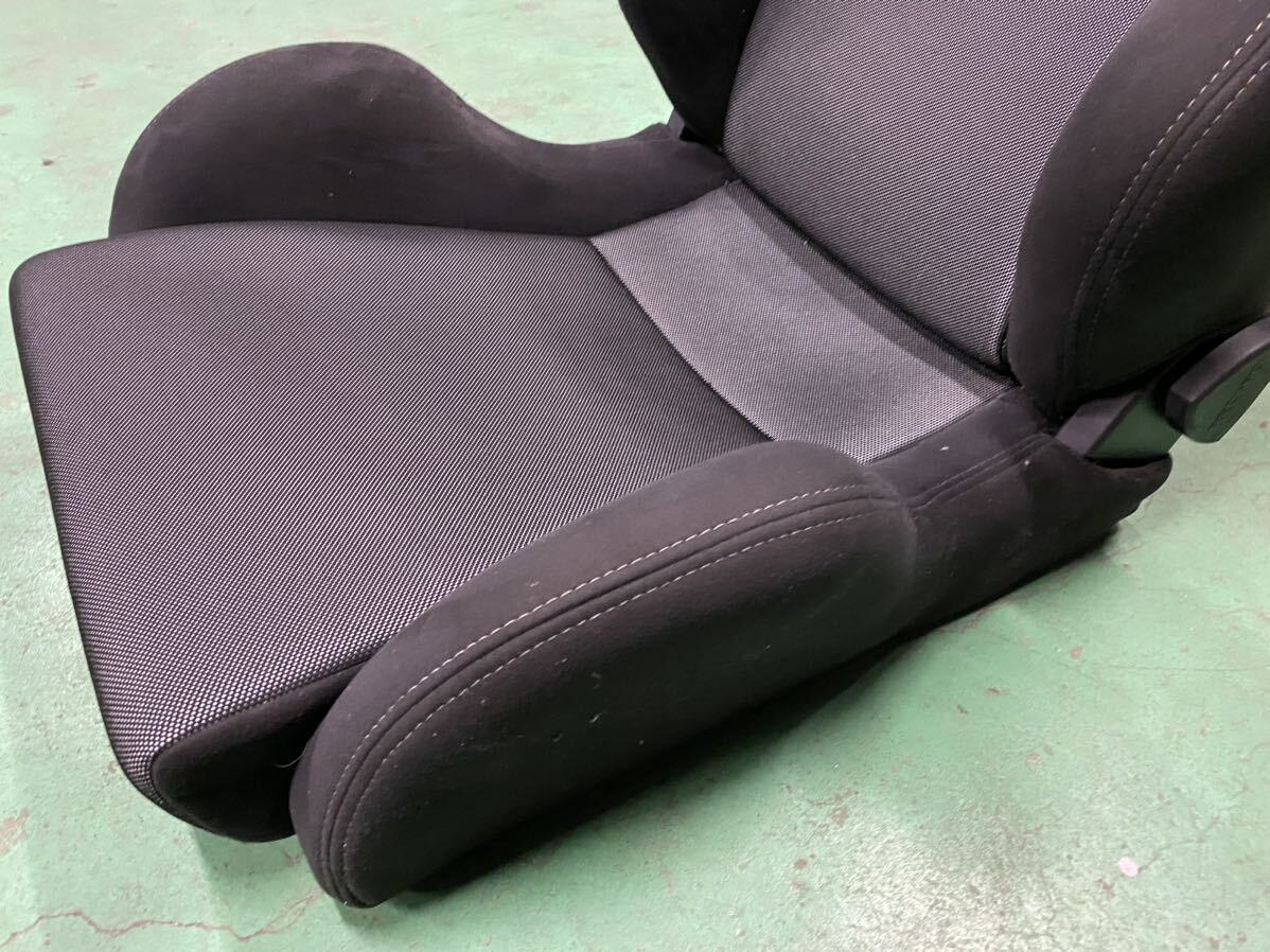 美品 使用期間短い RECARO レカロ SR-7 SK100S ブラック 黒 バケットシート セミバケ フルバケ SR-3 SR-7 MR-S JB23 JZX100 スカイライン の画像3