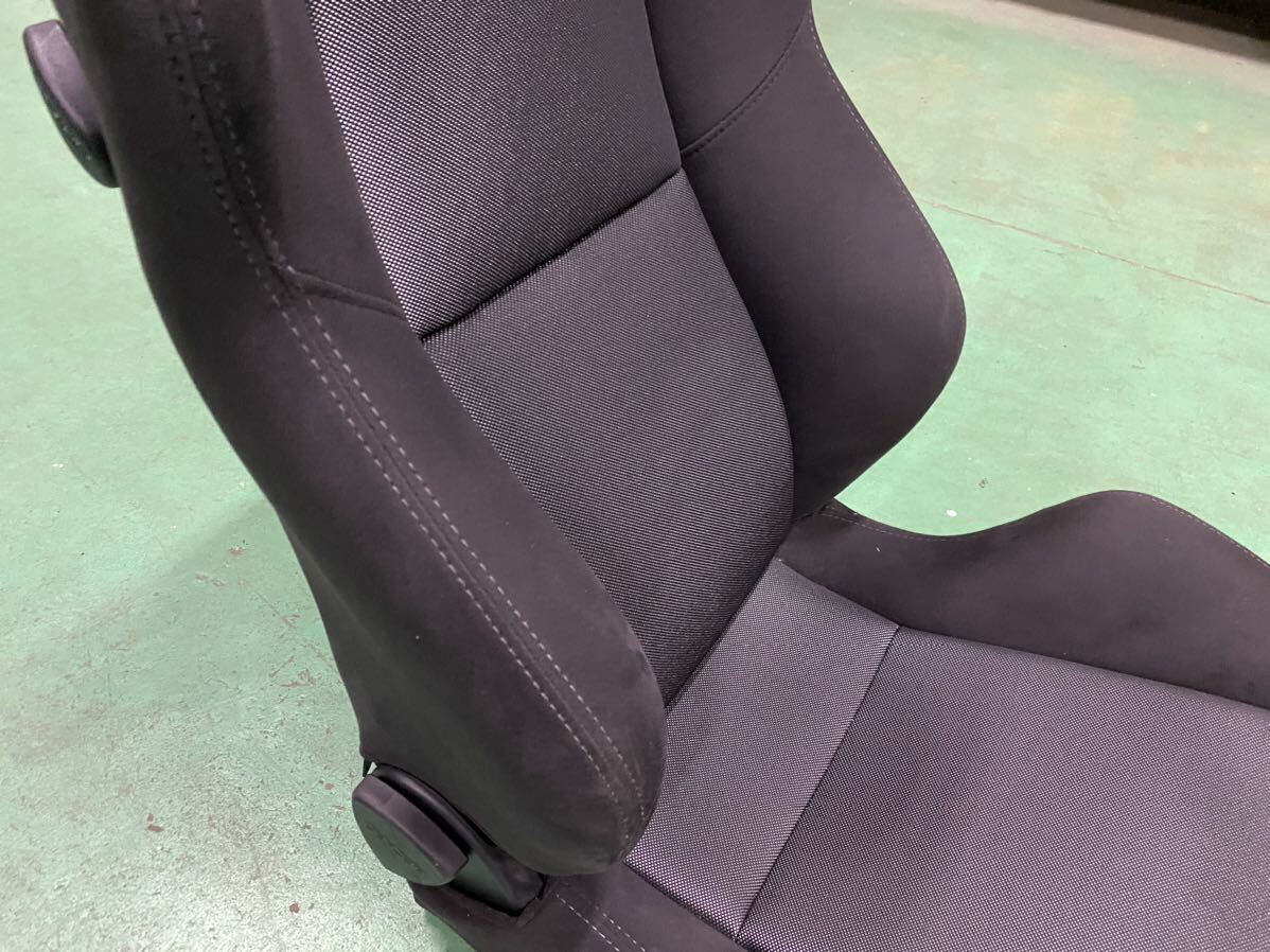 美品 使用期間短い RECARO レカロ SR-7 SK100S ブラック 黒 バケットシート セミバケ フルバケ SR-3 SR-7 MR-S JB23 JZX100 スカイライン 