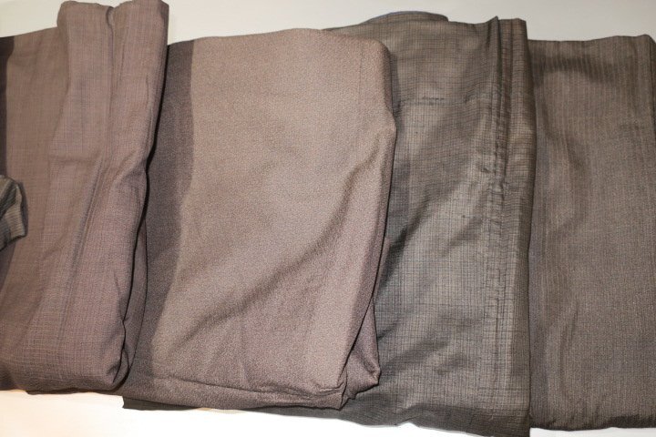 壱土2154 すべて本絹の男着物１０着セットК西陣織お召・京泥紬・京紬 サイズいろいろの古布・古い品です 着用可能な品もあります