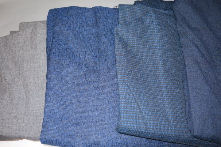 壱月2194 ウールの男の羽織１１着セットК紺・藍瑠璃・紺・亀甲 サイズいろいろですが全て綺麗です 羽織だけ１０＋１着の画像3
