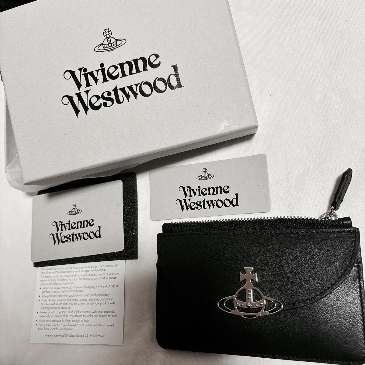 ヴィヴィアン ウエストウッド 財布 フラグメントケース 小銭入れ カードケース ブラック  Vivienne Westwood