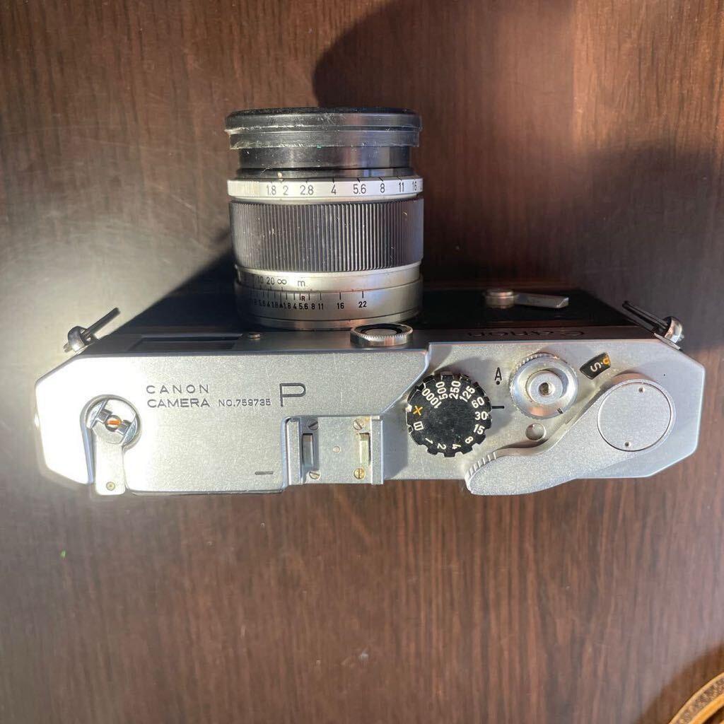 Canon P型 フィルムカメラ レザーケース キヤノン カメラ _画像3