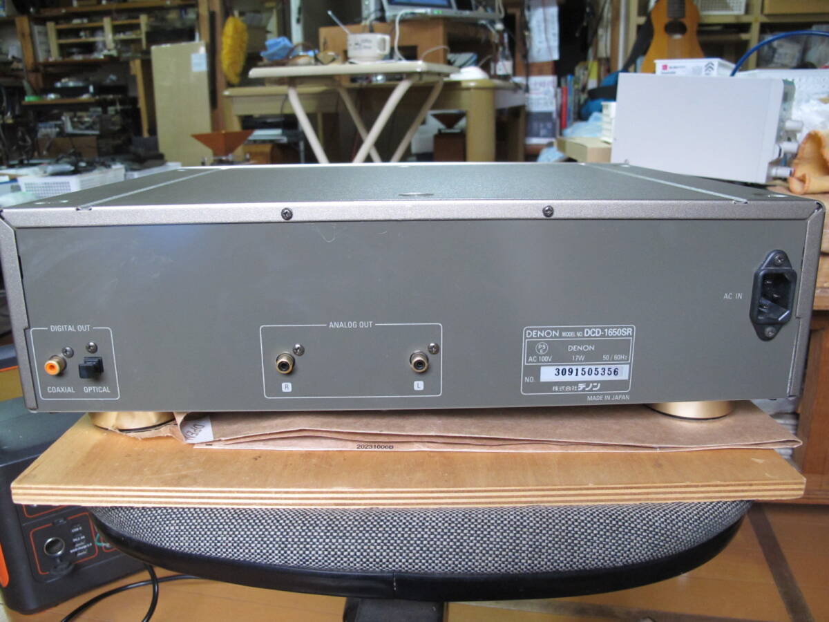 DENON CDプレーヤー DCD -1650SR 整備動作品の画像4