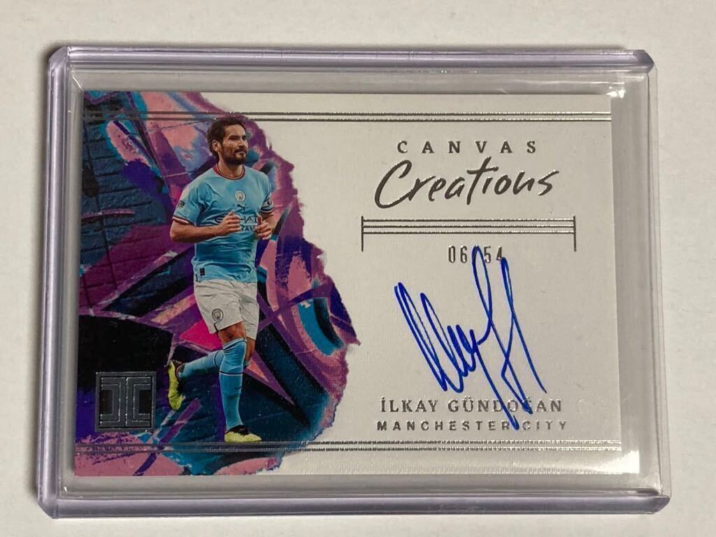 2022-23 Panini Impeccable EPL Soccer On-Card Autograph Ilkay Gundogan /54 イルカイ・ギュンドアン 直書きサインカード_画像1