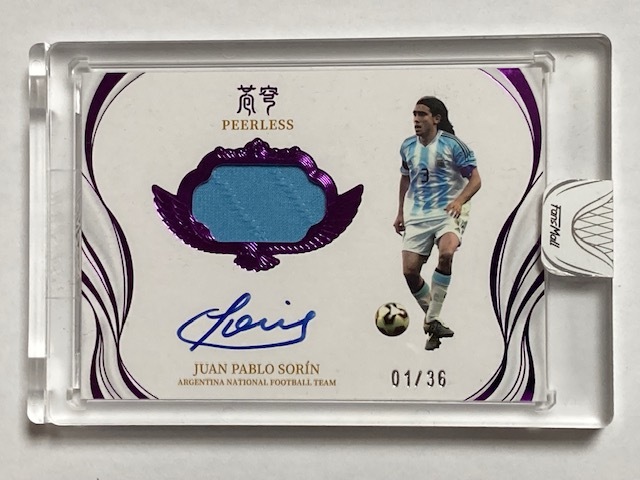 FansMall - Argentina National Football Team Juan Pablo Sorn /36 フアン・パブロ・ソリン 直書きサインカード_画像1