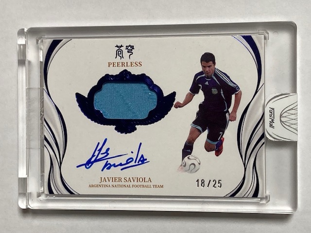 FansMall - Argentina National Football Team Javier Saviola /25 ハビエル・サビオラ 直書きサインカードの画像1