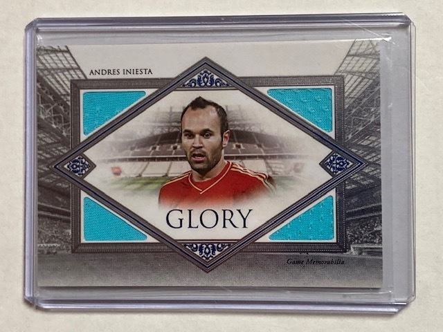 2023-24 Futera Nostalgia Glory Andres Iniesta /09 アンドレス・イニエスタ 試合実使用ジャージカード の画像1