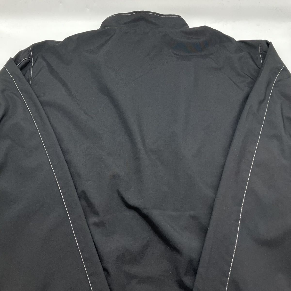 【L】STUSSY Panel Track Nylon Jacket Black ステューシー パネル トラック ナイロン ジャケット ブラック F506_画像5