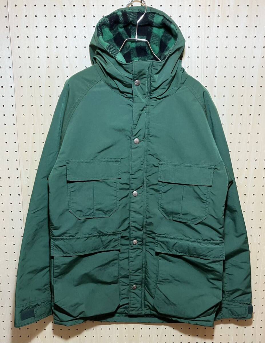 【セール】福袋/福箱ファッション通販 ビンテージ 80年代 Blanket Parka State Baxter L.L.BEAN VINTAGE 80's エルエルビーン F521 64クロス 裏地付き マウンテンパーカー 男性用