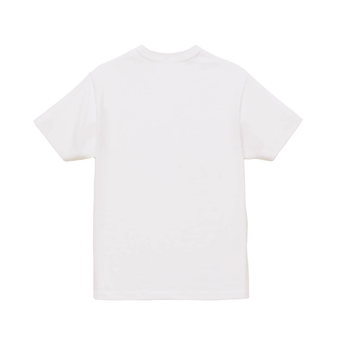 5004-01 5.6オンス ヘンリーネック Tシャツ UnitedAthle ユナイテッドアスレ ホワイト S 新品 送料無料の画像2