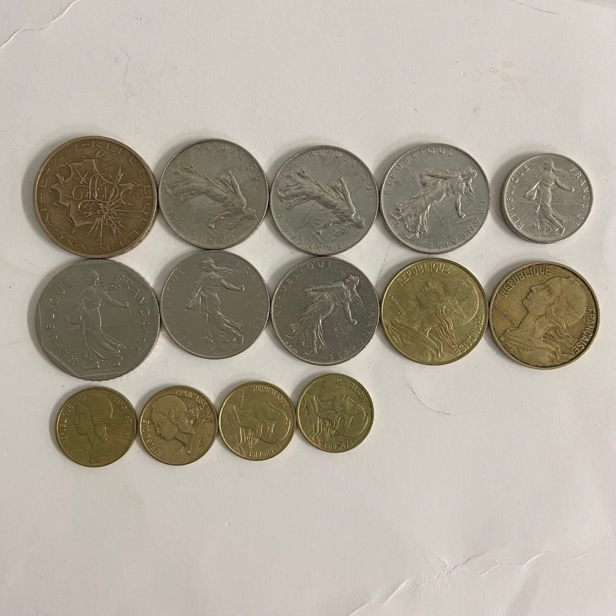 古銭 旧貨幣 硬貨　コイン　フランス　フラン　コレクション