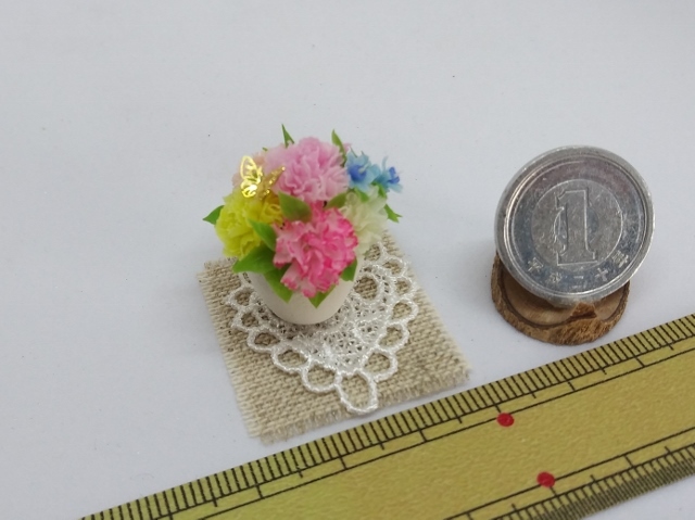 maco's miniature flower♪母の日☆カーネーションアレンジ♪の画像3