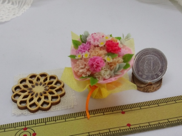 maco's miniature flower♪母の日☆カーネーションブーケ♪の画像4