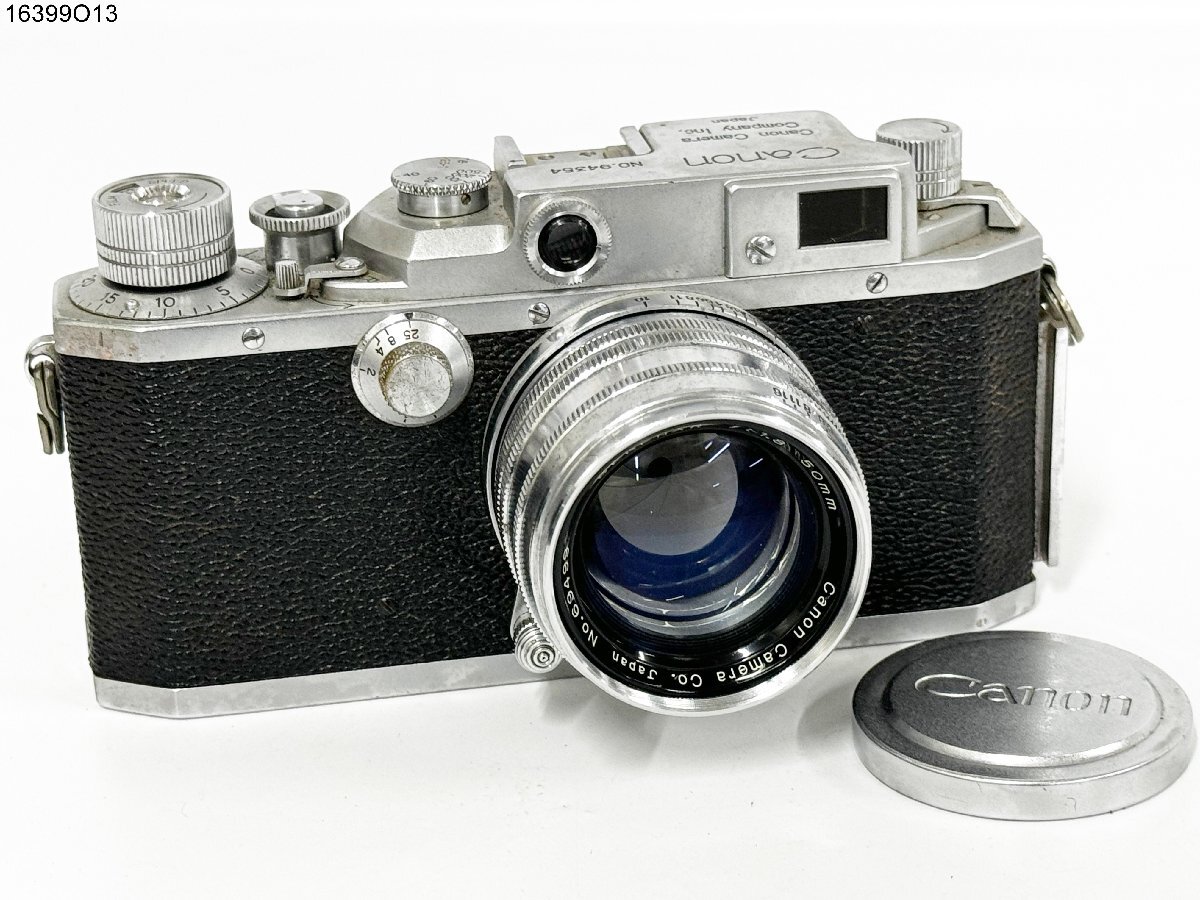 ★シャッターOK◎ Canon キャノン ⅡF SERENAR f:1.8 50mm レンジファインダー フィルムカメラ ボディ レンズ 16399O13-7の画像1