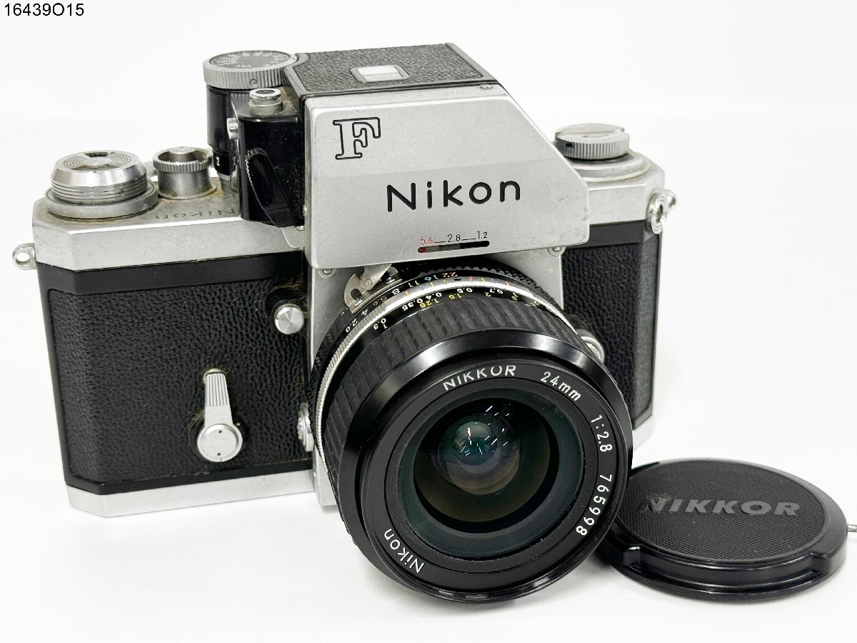 ★Nikon ニコン F NIKKOR 24mm 1:2.8 フォトミックFTN 一眼レフ フィルムカメラ ボディ レンズ 16439O15-8の画像1