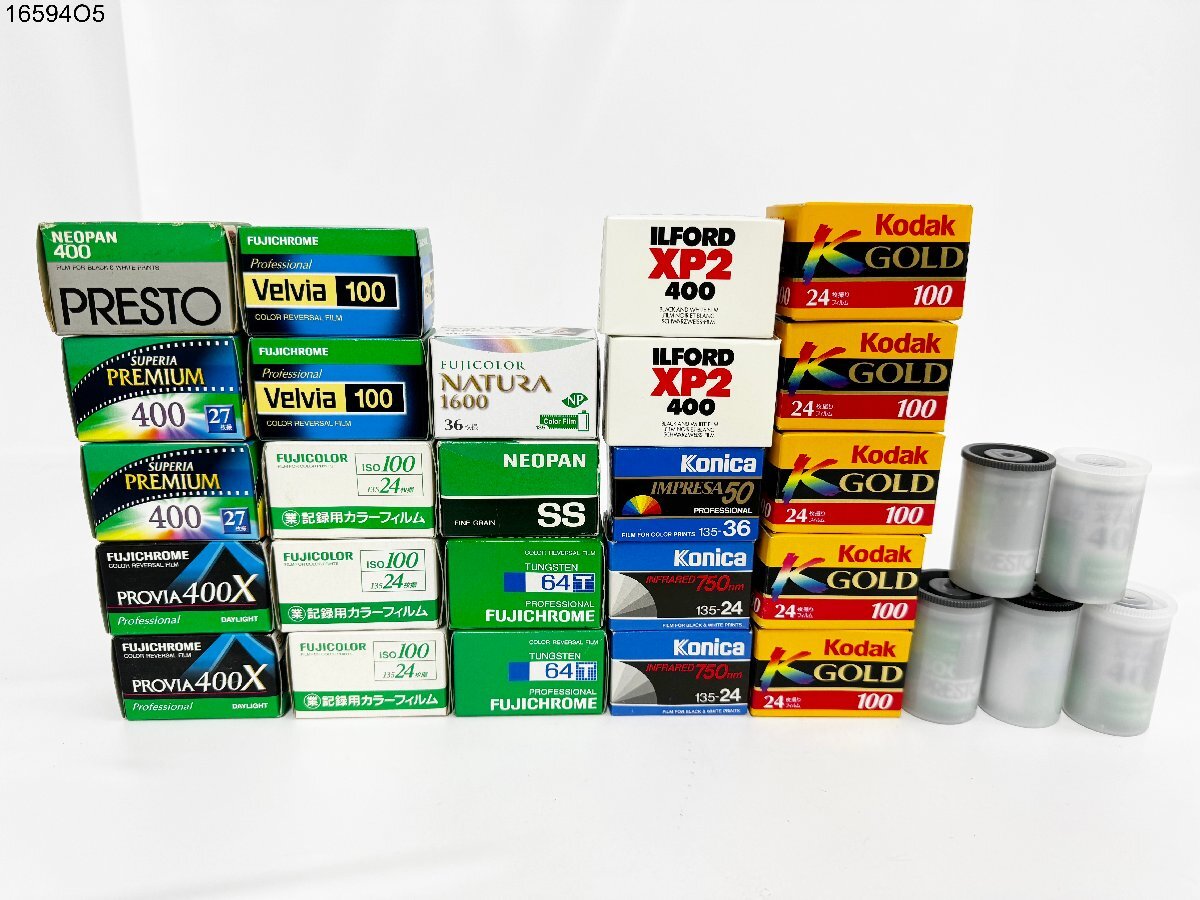 * unused * Fuji film SUPERIA PREMIUM PROVIA 400 business use ko Duck GOLD 100 etc.. expiration of a term 135 film set sale 16594O5-9