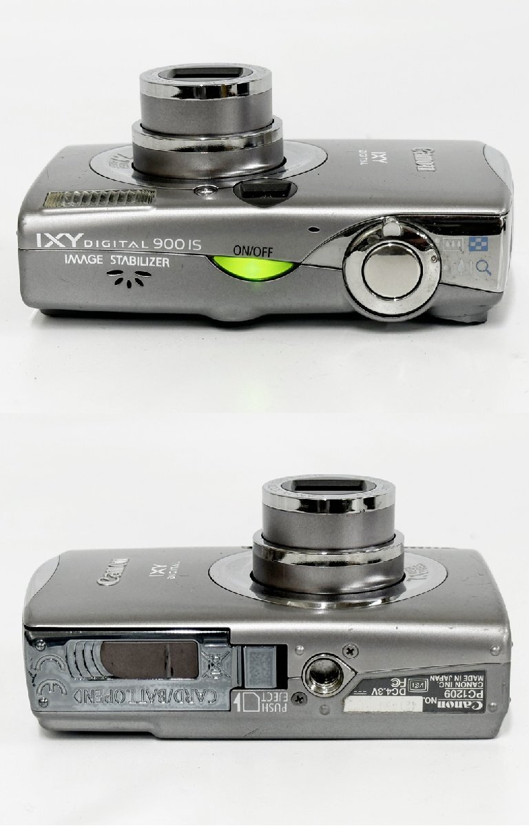 ★シャッターOK◎ Canon キャノン IXY DIGITAL 900 IS PC1209 シルバー コンパクト デジタルカメラ バッテリーチャージャー付 16398O13-12_画像3