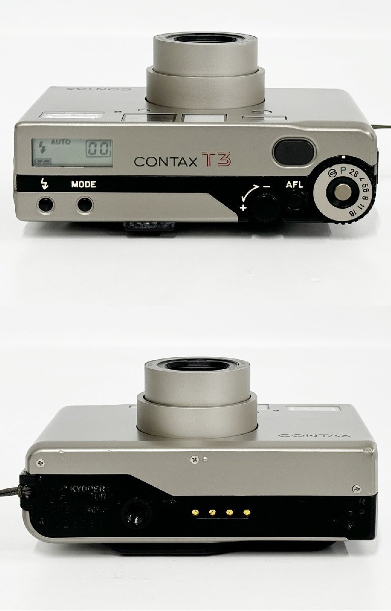 ★シャッターOK◎ CONTAX コンタックス T3 Carl Zeiss Sonnar 2.8/35 T* コンパクト フィルムカメラ データバック付 16523O13-12の画像3