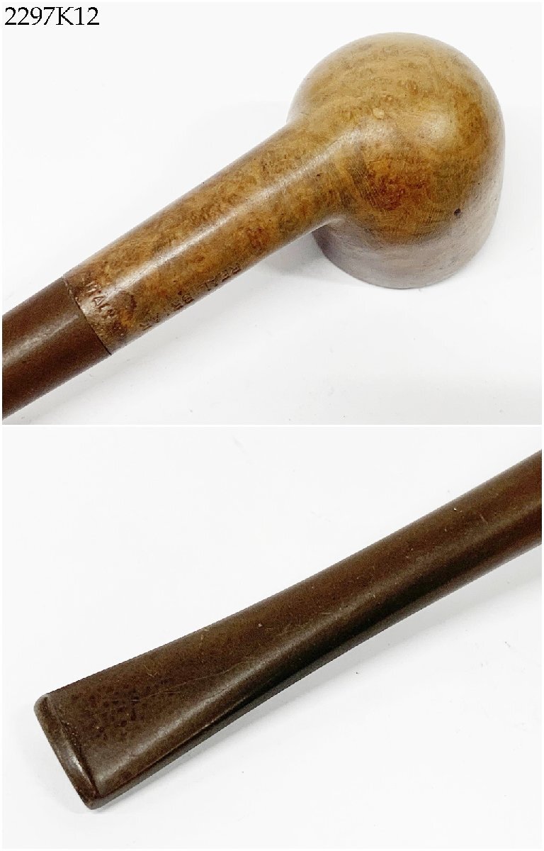 ★SPORT REAL BRIAR イタリア製 パイプ 重量 約21.87g 喫煙具 木製 アンティーク ヴィンテージ 2297K12-21の画像4