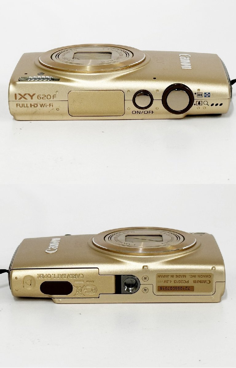 ★Canon キャノン IXY 620F PC2013 ゴールド コンパクト デジタルカメラ バッテリー有 動作未確認 16605O5-12の画像3