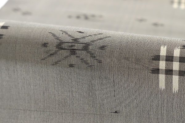 【和遊館】KTH489 単衣仕立付！本場琉球かすり手織着尺 綿１００％の画像5