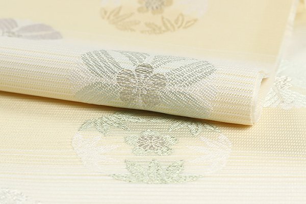 【和遊館】OFH704 夏帯！仕立付！西陣『佐々木染織』謹製絽高級袋帯の画像3