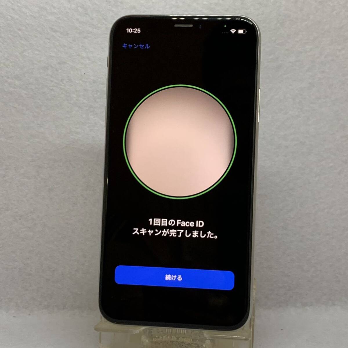 4280: 極美品 iPhoneX 256GB シルバー SIMフリー バッテリー100% 保証付 iOS15の画像6