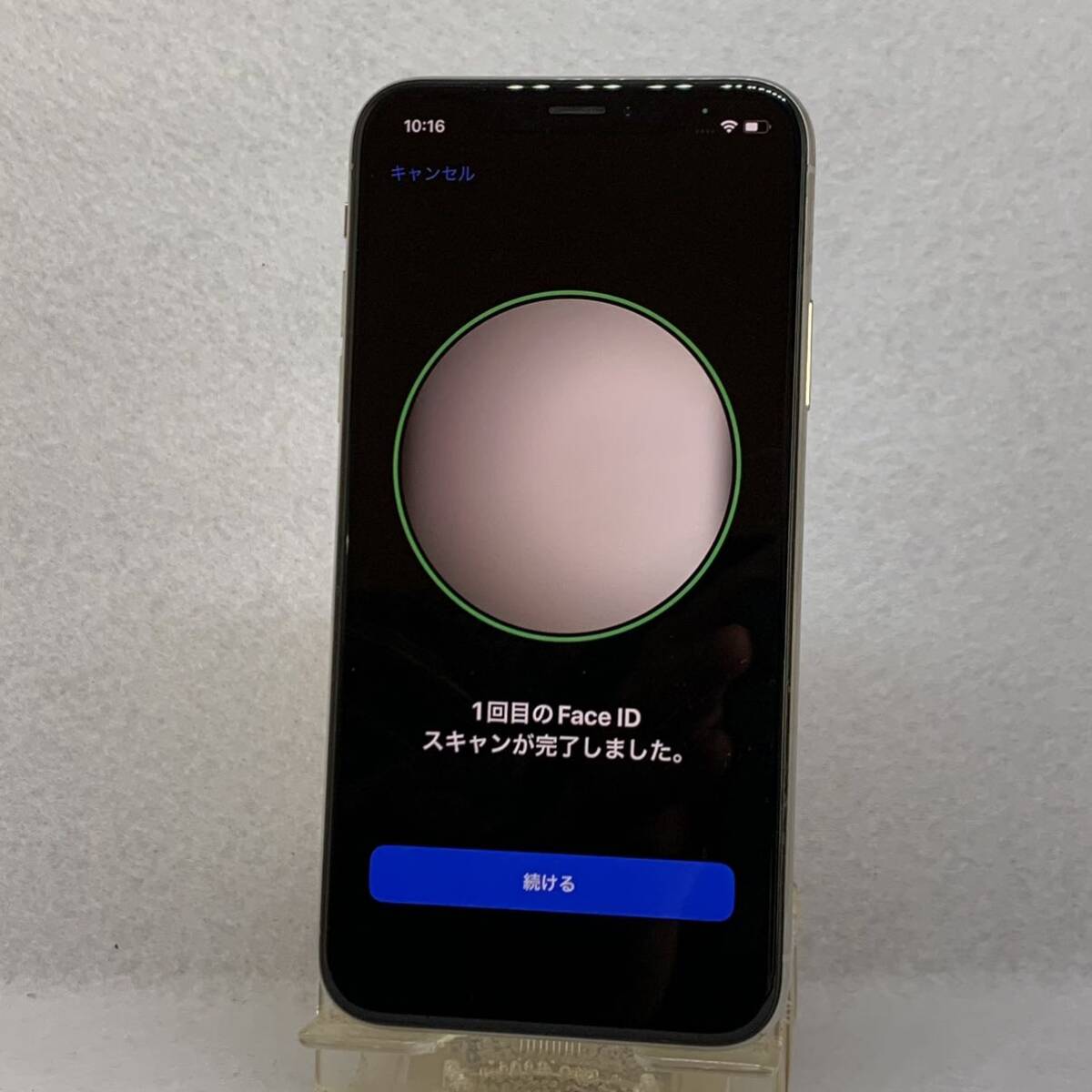 4406: iPhoneX 256GB シルバー btt100% SIMフリー 保証付の画像6