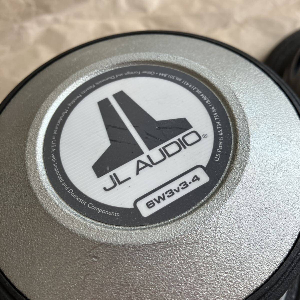 【ジャンク品】JL AUDIO 4ΩSVC サブウーファー 6W3V3-4 2個セット（6.5インチ/16.5cm）サブウーハーの画像5
