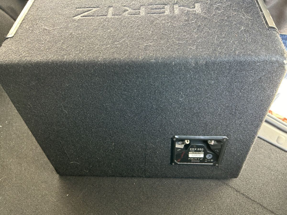HERTZ EBX250 subwoofer speaker BOX attaching domestic regular goods 