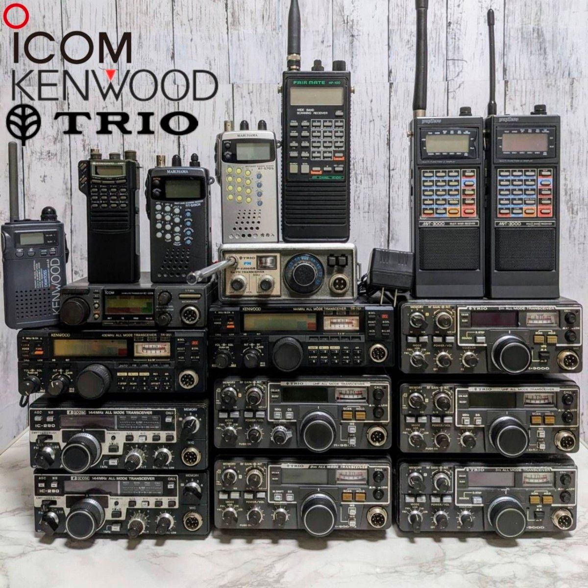 TRIO KENWOOD ICOM アマチュア無線 レシーバー オールモード機 激安まとめ売り