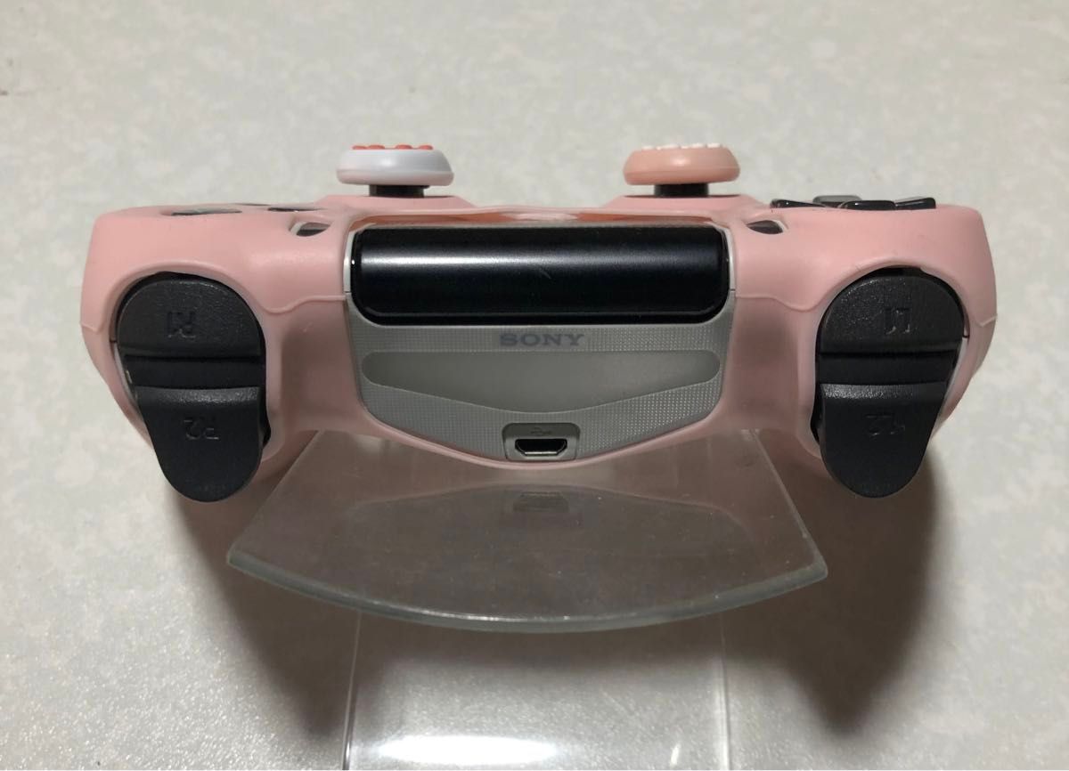 PS4コントローラー　シリコンカバー　ピンク