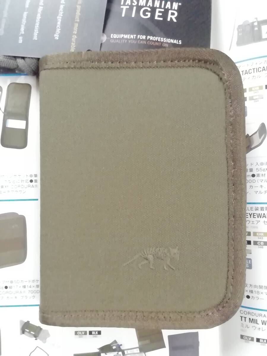 未使用品 タスマニアンタイガー ミルウォレット オリーブ色  CORDURA使用のタフな財布の画像1