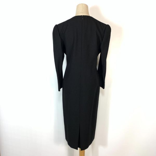  Tokyo i silver Tokyo i silver black formal long One-piece front switch design pocket less wool 100% 9AR C9830