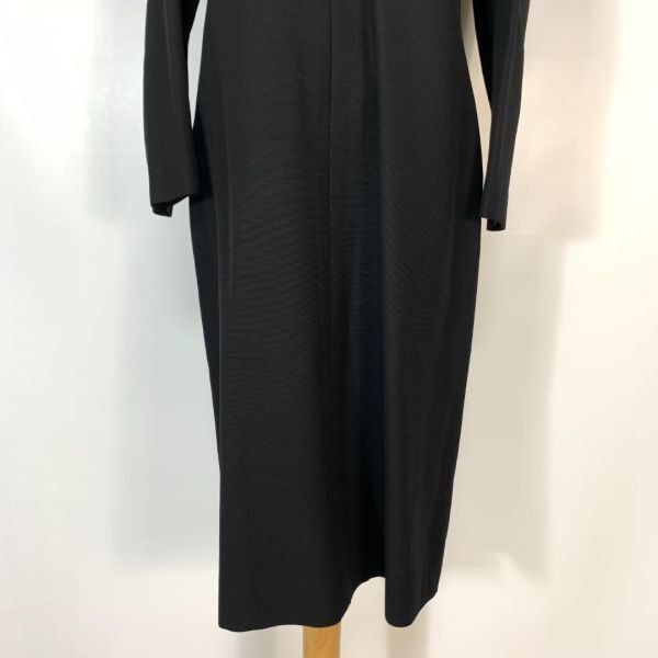  Tokyo i silver Tokyo i silver black formal long One-piece front switch design pocket less wool 100% 9AR C9830