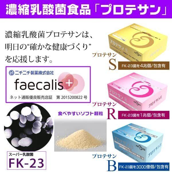 ⑨プロテサンS62 ソフト顆粒 FK-23乳酸菌4兆個 93g 1.5g×62包 6個セット 濃縮乳酸菌サプリメント ニチニチ製薬の画像3