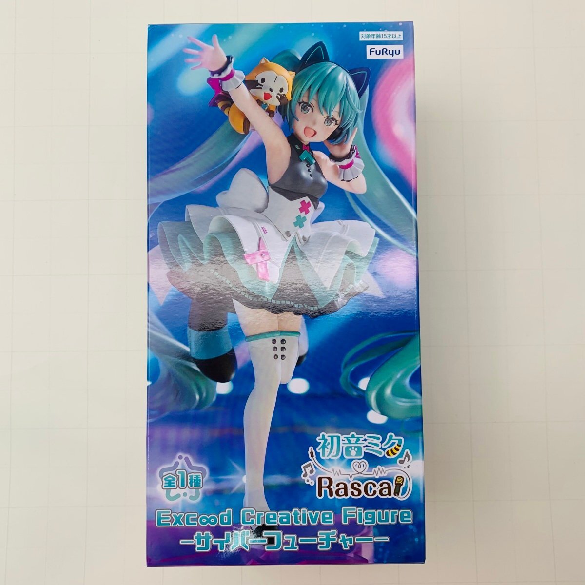 新品未開封 フリュー Exc∞d Creative Figure 初音ミク×ラスカル サイバーフューチャー_画像1