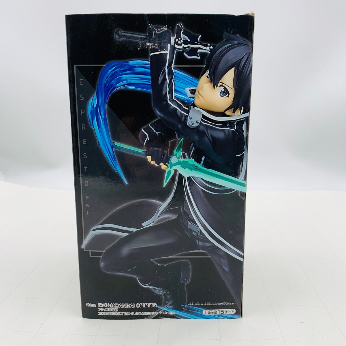 中古品 ESPRESTO est EXTRA MOTUONS ソードアート オンライン インテグラル ファクター キリト 黒の剣士ver._画像7